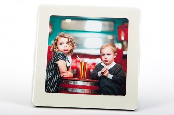 εκτύπωση φωτογραφίας σε αλουμίνιο με κορνίζα διάσταση 20cm X 20cm