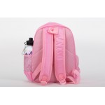 Pink σχολική τσάντα με εκτυπωμένη φωτογραφία