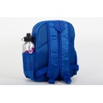 Blue σχολική τσάντα εκτυπωμένη φωτογραφία