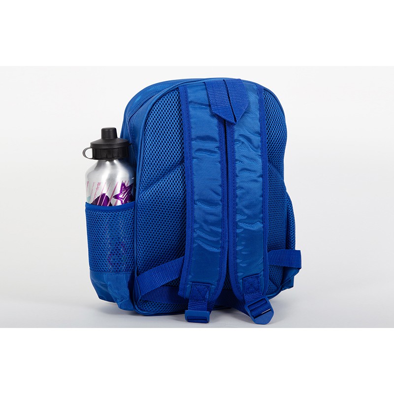 Blue σχολική τσάντα εκτυπωμένη φωτογραφία