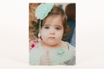 γυάλινη κορνίζα με εκτυπωμένη φωτογραφία 15cm X 20cm