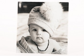 γυάλινη κορνίζα με εκτυπωμένη φωτογραφία 23 cm X 18cm