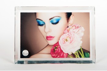 γυάλινη κορνίζα με εκτυπωμένη φωτογραφία 15cm x20cm