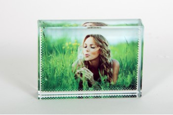 Crystal frame 8cm x  6cm / 9cm x 12cm