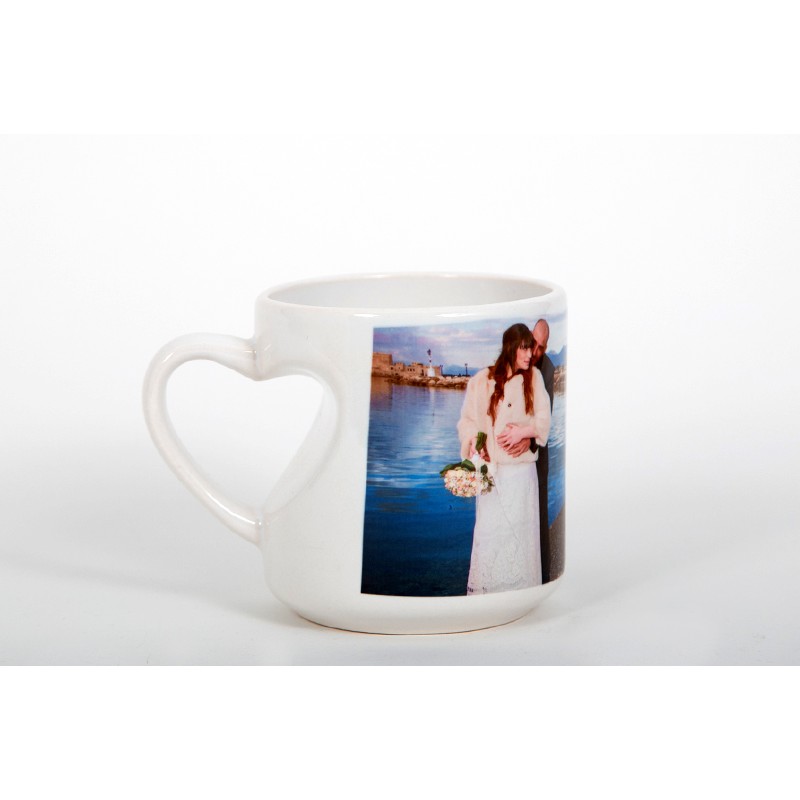 κεραμική κούπα heart handle